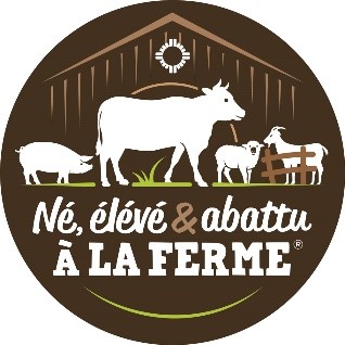 Né, élevé et abattu à la ferme