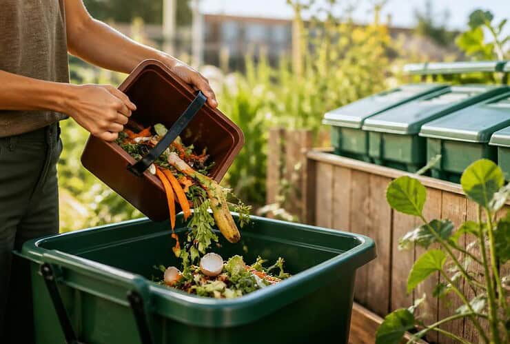 Collecte de biodéchets avec AlterAvenir